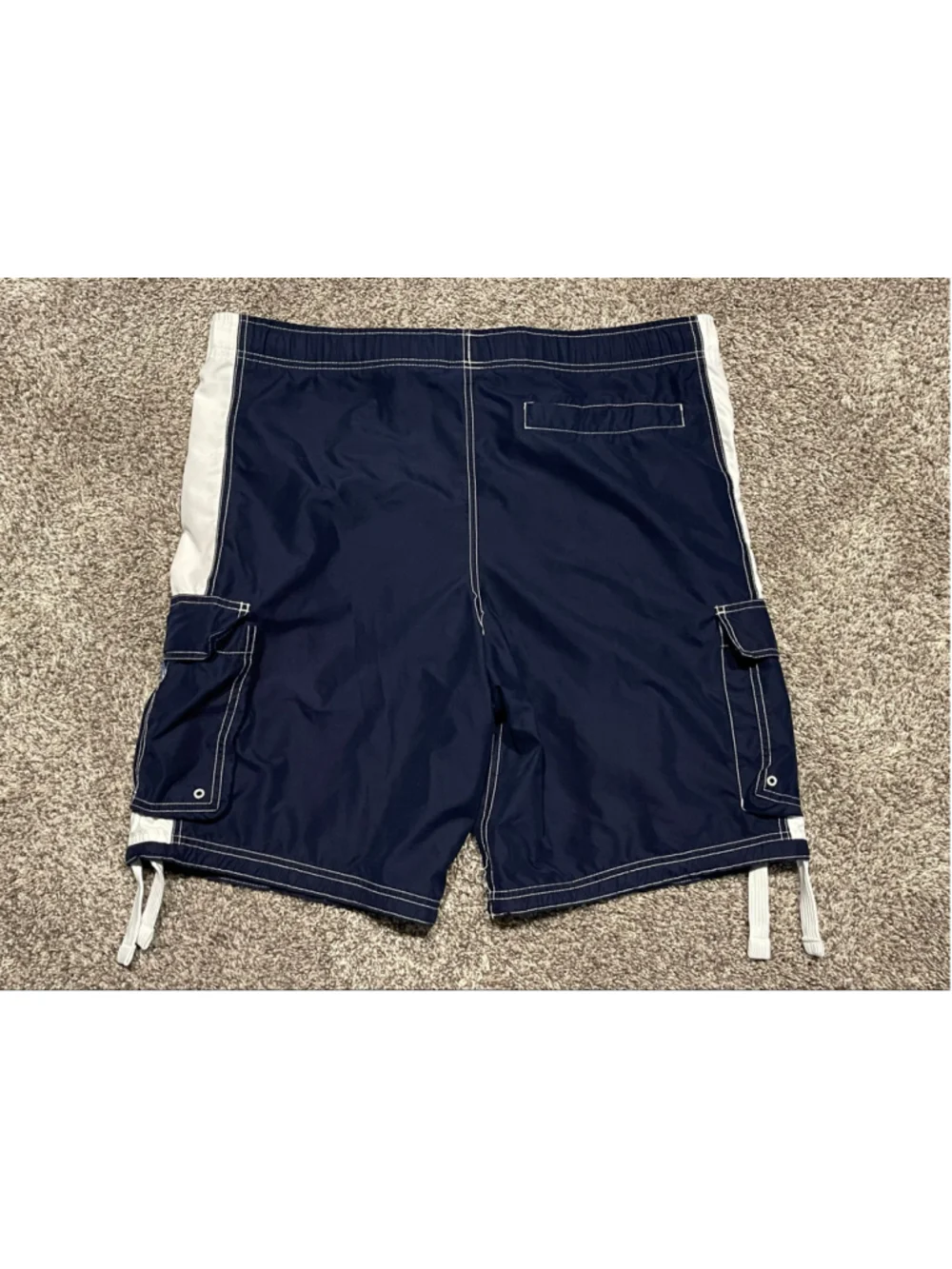 Nike Men’s Vintage Cargo Swim Trunks/Board Shorts, Size Large